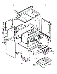 Body Assembly parts for Kenmore Range 628.6227260 (6286227260, 628 6227260) from AppliancePartsPros.com