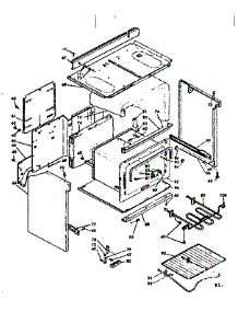 Body Assembly parts for Kenmore Range 628.6227340 (6286227340, 628 6227340) from AppliancePartsPros.com