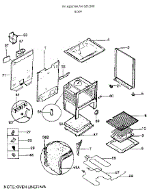 Body parts for Kenmore Range 628.6232890 (6286232890, 628 6232890) from AppliancePartsPros.com