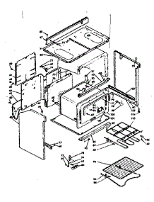Body Assembly parts for Kenmore Range 628.6247210 (6286247210, 628 6247210) from AppliancePartsPros.com