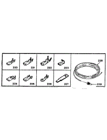 Wiring And Wiring Terminals parts for Kenmore Range 628.6247220 (6286247220, 628 6247220) from AppliancePartsPros.com