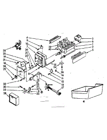 Icemaker Parts parts for Kenmore Refrigerator 253.8757240 (2538757240, 253 8757240) from AppliancePartsPros.com