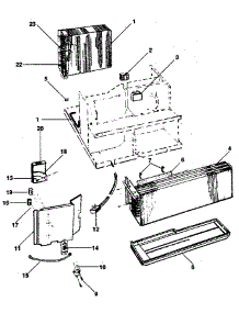 Electrical System And Unit parts for Kenmore Air Conditioner 253.8765072 (2538765072, 253 8765072) from AppliancePartsPros.com