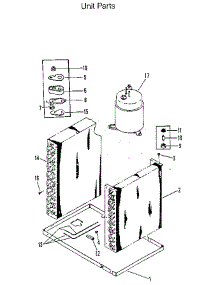 Unit parts for Kenmore Air Conditioner 253.8771063 (2538771063, 253 8771063) from AppliancePartsPros.com