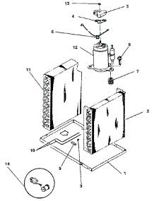 Unit parts for Kenmore Air Conditioner 253.8771065 (2538771065, 253 8771065) from AppliancePartsPros.com
