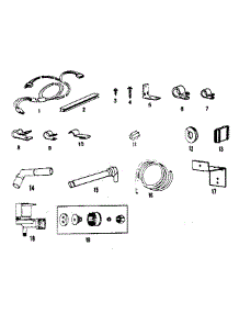 Ice Maker Installation Parts Kit #8085 parts for Kenmore Refrigerator 253.8779221 (2538779221, 253 8779221) from AppliancePartsPros.com