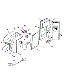 Electrical System And Unit parts for Kenmore Air Conditioner 253.8780990 (2538780990, 253 8780990) from AppliancePartsPros.com