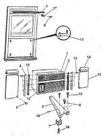 Window Mounting & Accessories parts for Kenmore Air Conditioner 253.8781210 (2538781210, 253 8781210) from AppliancePartsPros.com