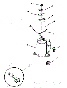 Compressor parts for Kenmore Air Conditioner 253.8781291 (2538781291, 253 8781291) from AppliancePartsPros.com