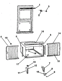 Window Mounting & Accessories parts for Kenmore Heat Pump System 253.8781390 (2538781390, 253 8781390) from AppliancePartsPros.com
