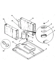 Compressor parts for Kenmore Air Conditioner 253.8781391 (2538781391, 253 8781391) from AppliancePartsPros.com