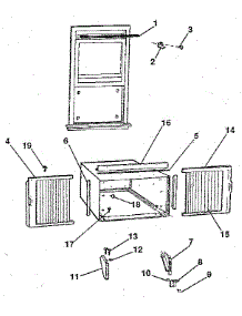 Window Mounting & Accessories parts for Kenmore Air Conditioner 253.8781391 (2538781391, 253 8781391) from AppliancePartsPros.com