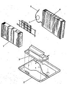 Evaporator parts for Kenmore Air Conditioner 253.8781460 (2538781460, 253 8781460) from AppliancePartsPros.com