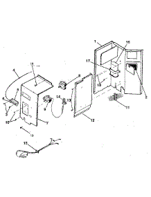 Electrical System And Unit parts for Kenmore Air Conditioner 253.8781461 (2538781461, 253 8781461) from AppliancePartsPros.com