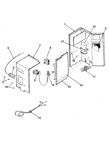 Electrical System And Unit parts for Kenmore Air Conditioner 253.8781857 (2538781857, 253 8781857) from AppliancePartsPros.com