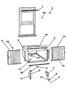 Window Mounting & Accessories parts for Kenmore Air Conditioner 253.8781857 (2538781857, 253 8781857) from AppliancePartsPros.com