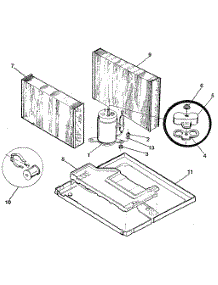 Compressor parts for Kenmore Air Conditioner 253.8782591 (2538782591, 253 8782591) from AppliancePartsPros.com