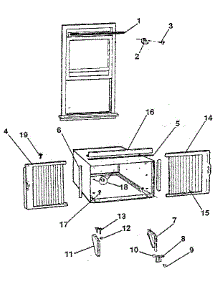 Window Mounting & Accessories parts for Kenmore Air Conditioner 253.8782591 (2538782591, 253 8782591) from AppliancePartsPros.com