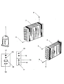 Unit parts for Kenmore Air Conditioner 253.8783080 (2538783080, 253 8783080) from AppliancePartsPros.com