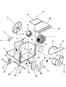 Electrical System And Air Handling parts for Kenmore Air Conditioner 253.8783081 (2538783081, 253 8783081) from AppliancePartsPros.com