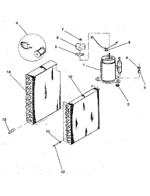 Unit parts for Kenmore Air Conditioner 253.8783081 (2538783081, 253 8783081) from AppliancePartsPros.com