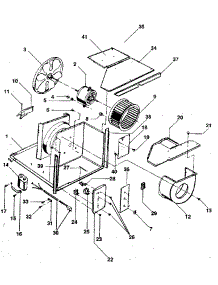 Electrical System And Air Handling parts for Kenmore Air Conditioner 253.8783110 (2538783110, 253 8783110) from AppliancePartsPros.com