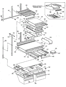 Shelf parts for Kenmore Refrigerator 363.8792784 (3638792784, 363 8792784) from AppliancePartsPros.com