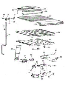 Compartment Separator parts for Kenmore Refrigerator 363.8798714 (3638798714, 363 8798714) from AppliancePartsPros.com