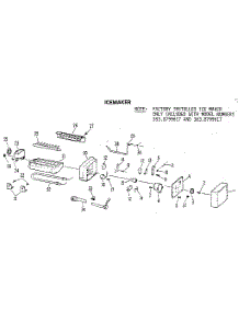 Icemaker parts for Kenmore Refrigerator 363.8799687 (3638799687, 363 8799687) from AppliancePartsPros.com