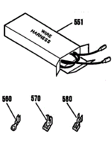 Wire Harness parts for Kenmore Range 363.9114190 (3639114190, 363 9114190) from AppliancePartsPros.com