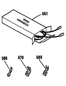 Wire Harness parts for Kenmore Range 363.9164190 (3639164190, 363 9164190) from AppliancePartsPros.com