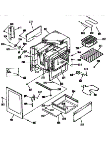 Body Section parts for Kenmore Range 363.9164190 (3639164190, 363 9164190) from AppliancePartsPros.com