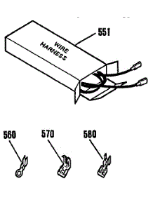 Wire Harness parts for Kenmore Range 363.9324190 (3639324190, 363 9324190) from AppliancePartsPros.com