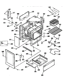 Body Section parts for Kenmore Range 363.9354190 (3639354190, 363 9354190) from AppliancePartsPros.com