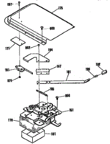 Door Lock Section parts for Kenmore Range 363.9354190 (3639354190, 363 9354190) from AppliancePartsPros.com