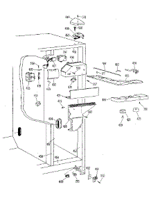 Fresh Food Section parts for Kenmore Refrigerator 363.9450414 (3639450414, 363 9450414) from AppliancePartsPros.com