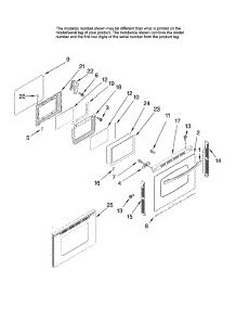 Lower Door Parts parts for Kenmore Range 665.98003701 (66598003701, 665 98003701) from AppliancePartsPros.com