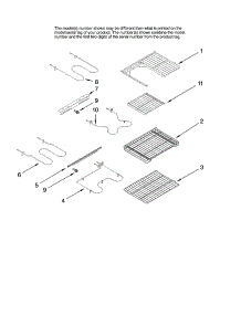 Rack And Element Parts, Optional Parts (Not Included) parts for Kenmore Range 665.98009700 (66598009700, 665 98009700) from AppliancePartsPros.com