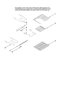 Rack And Element Parts parts for Kenmore Range 665.98019801 (66598019801, 665 98019801) from AppliancePartsPros.com