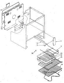 Oven parts for Kenmore Wall Oven 665.9898990 (6659898990, 665 9898990) from AppliancePartsPros.com
