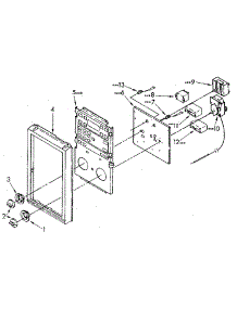 Control Component parts for Kenmore Wall Oven 665.9898990 (6659898990, 665 9898990) from AppliancePartsPros.com