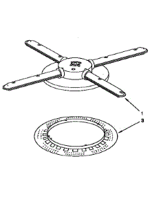 Lower Washarm And Strainer Parts parts for Kenmore Dishwasher 665.KUDS23HB0 (665KUDS23HB0, 665 KUDS23HB0) from AppliancePartsPros.com