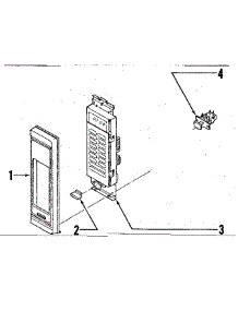 Control Panel Parts parts for Kenmore Microwave 719.8772780 (7198772780, 719 8772780) from AppliancePartsPros.com