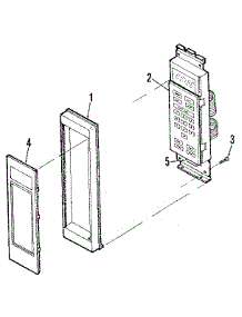 Control Panel Parts parts for Kenmore Microwave 719.8842780 (7198842780, 719 8842780) from AppliancePartsPros.com