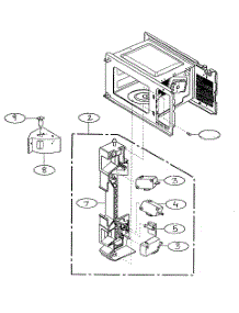Switches parts for Kenmore Microwave 721.60282000 (72160282000, 721 60282000) from AppliancePartsPros.com