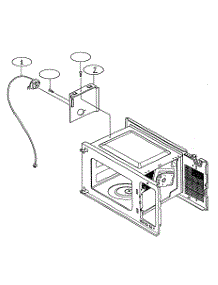Cabinet Parts parts for Kenmore Microwave 721.60282000 (72160282000, 721 60282000) from AppliancePartsPros.com