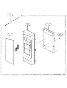 Controller parts for Kenmore Microwave 721.61102100 (72161102100, 721 61102100) from AppliancePartsPros.com