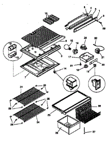 Shelves And Accessories parts for Kenmore Refrigerator 253.9631011 (2539631011, 253 9631011) from AppliancePartsPros.com