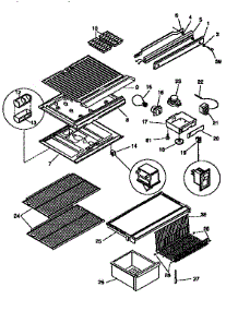 Liner parts for Kenmore Refrigerator 253.9639092 (2539639092, 253 9639092) from AppliancePartsPros.com