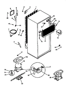 Unit Parts parts for Kenmore Refrigerator 253.9658090 (2539658090, 253 9658090) from AppliancePartsPros.com